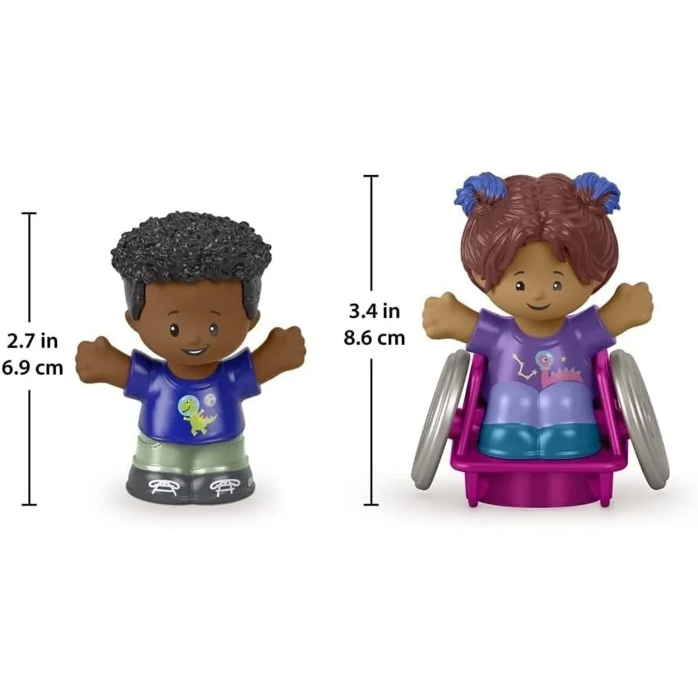 Fisher-Price Little People Figure Sets Friends w/ Space Dinosaur Shirts & Gamers